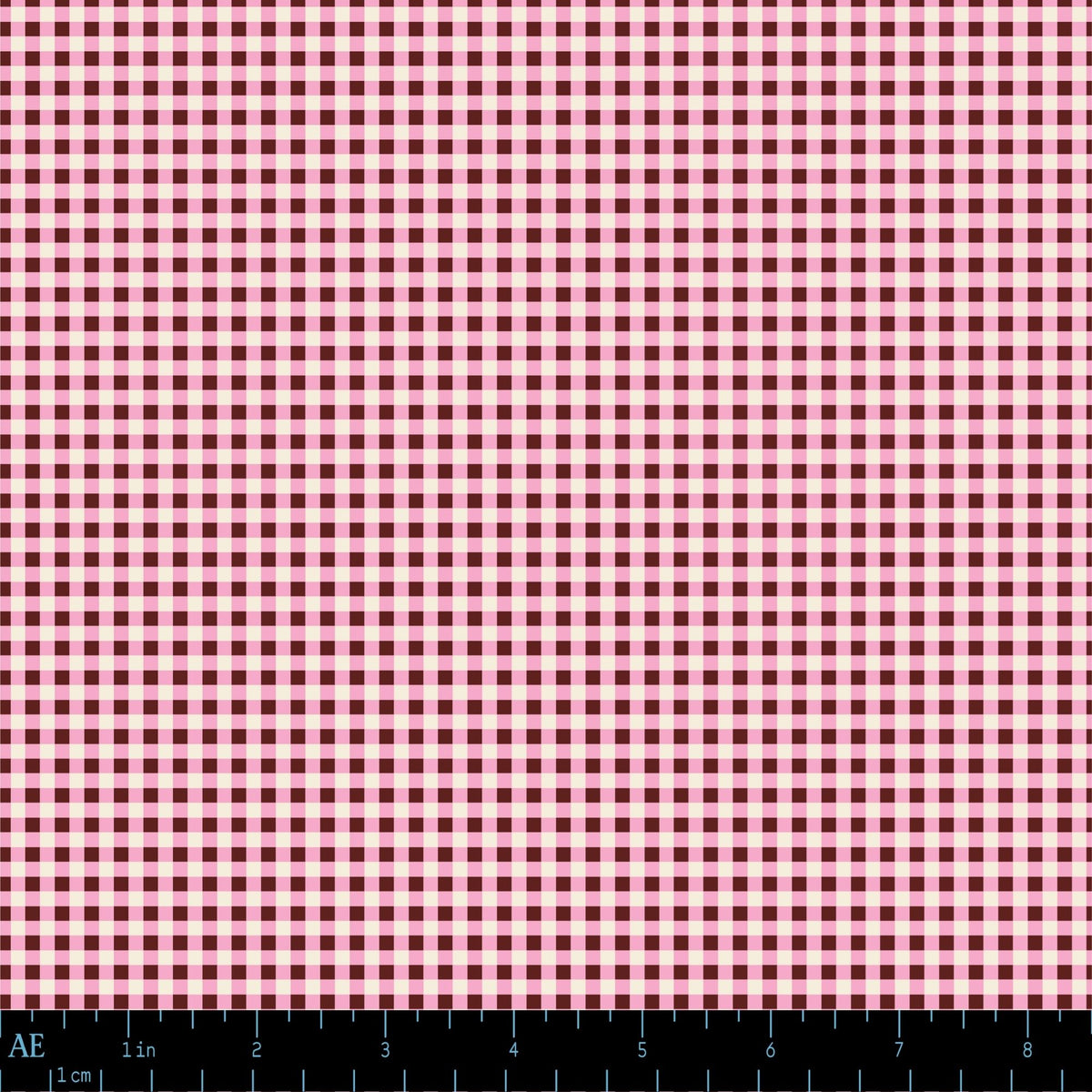 Mercerie Gingham in Berry Jam