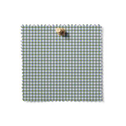 Mercerie Gingham in Blue China