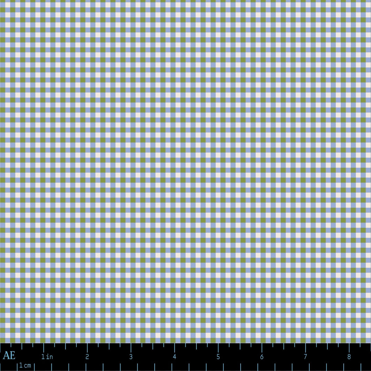 Mercerie Gingham in Blue China