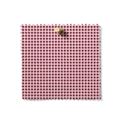 Mercerie Gingham in Berry Jam