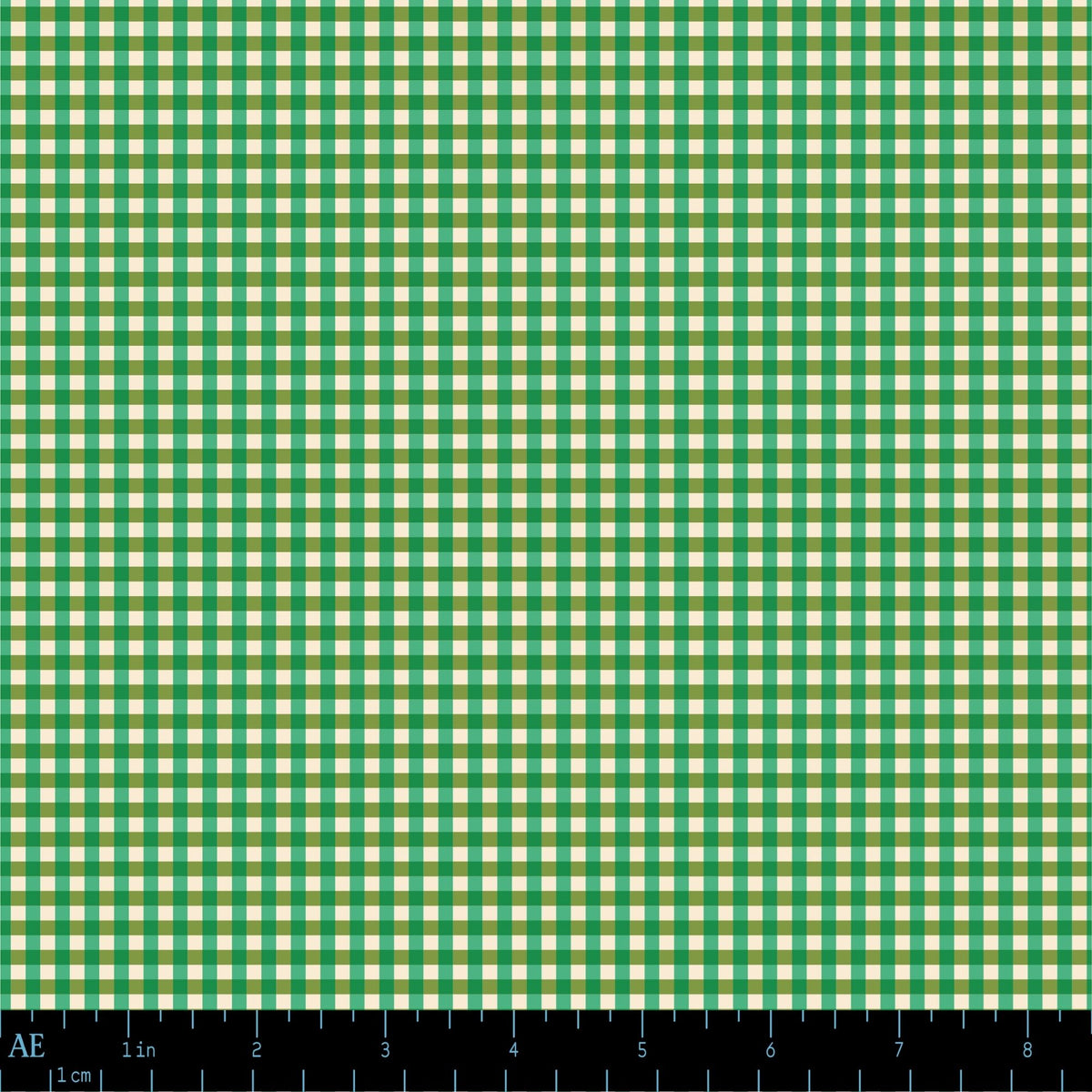 Mercerie Gingham in Garden Mint