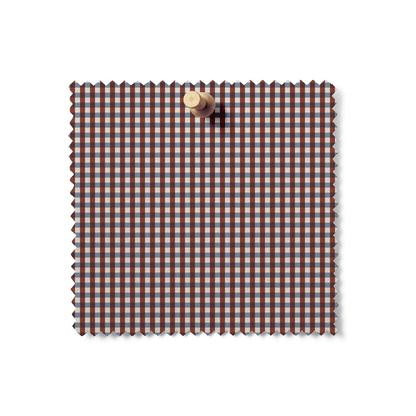 Mercerie Gingham in Mocha & Clove