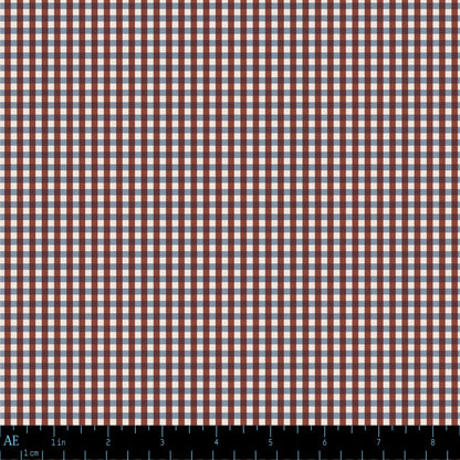 Mercerie Gingham in Mocha & Clove