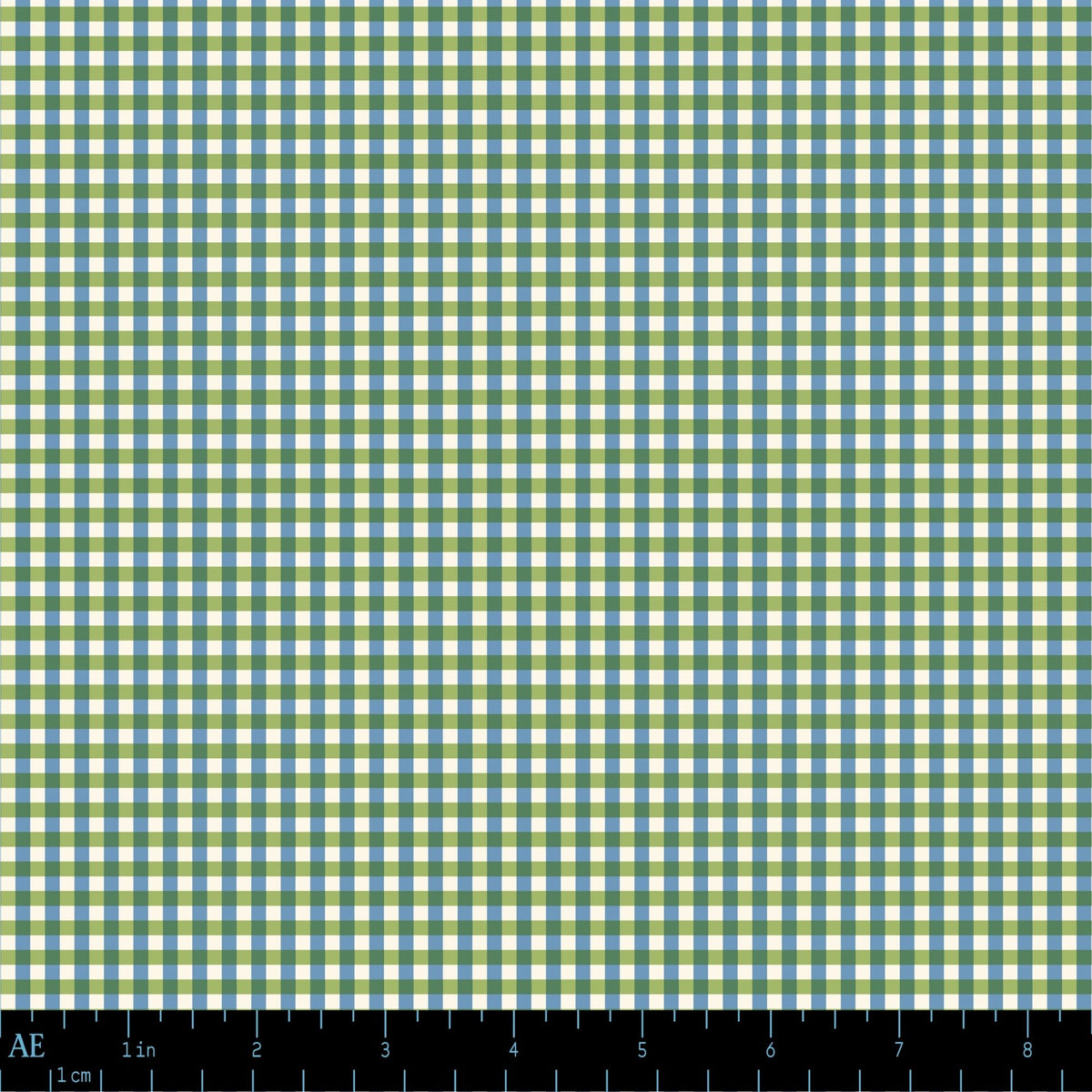 Mercerie Gingham in Market Green