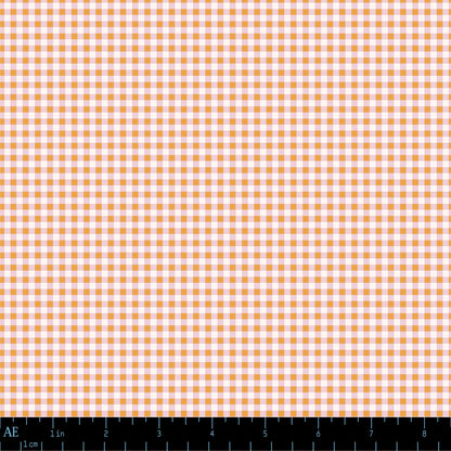 Mercerie Gingham in Peach Cream
