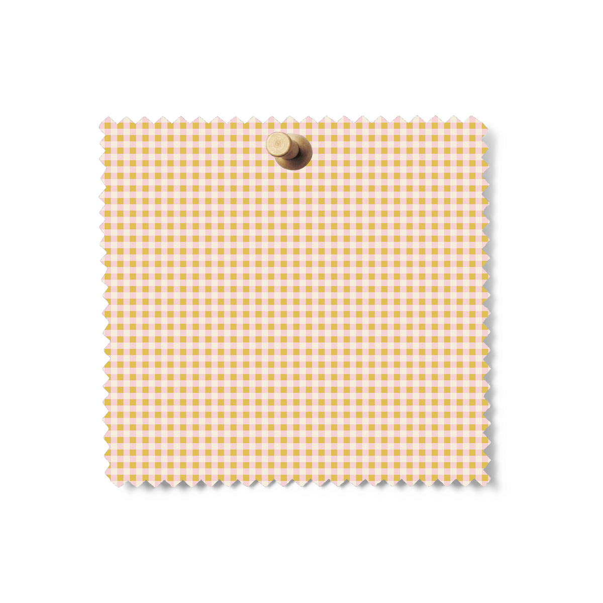 Mercerie Gingham in Rose Meringue