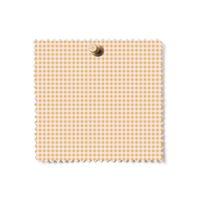 Mercerie Gingham in Rose Meringue